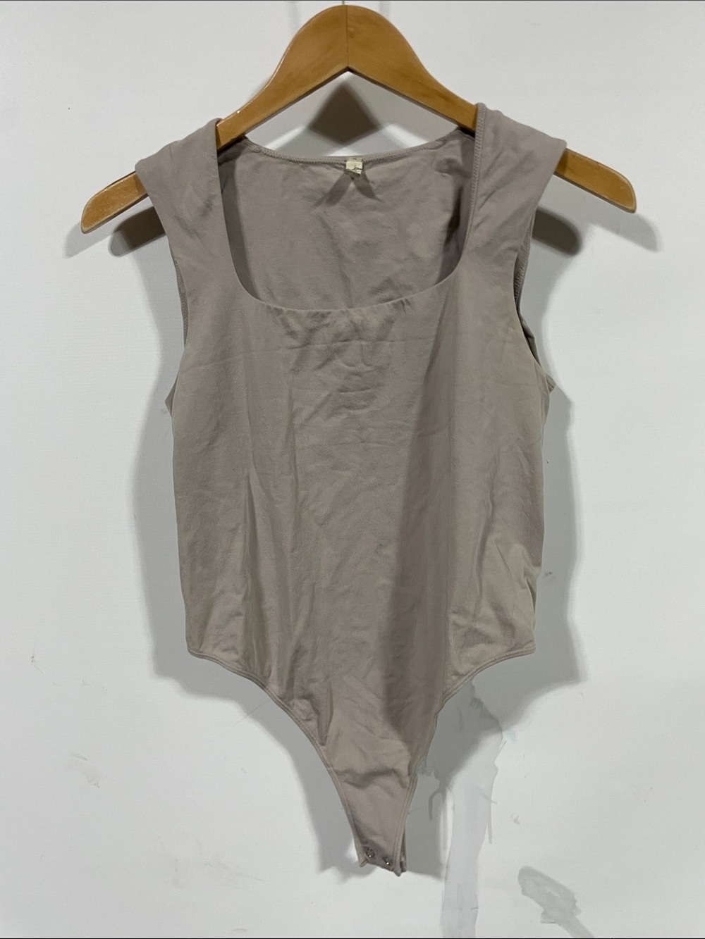 Intimately by free people Sleeveless Scoop Neck Bodysuit in Taupe